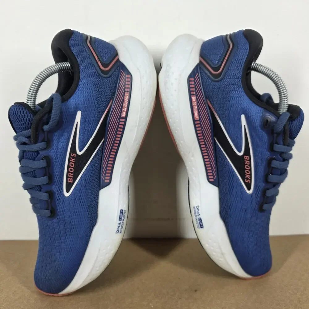 Brooks Glycerin 21 Blue Icy Pink Womens Blue Size 9 Running Shoes 1204091B496